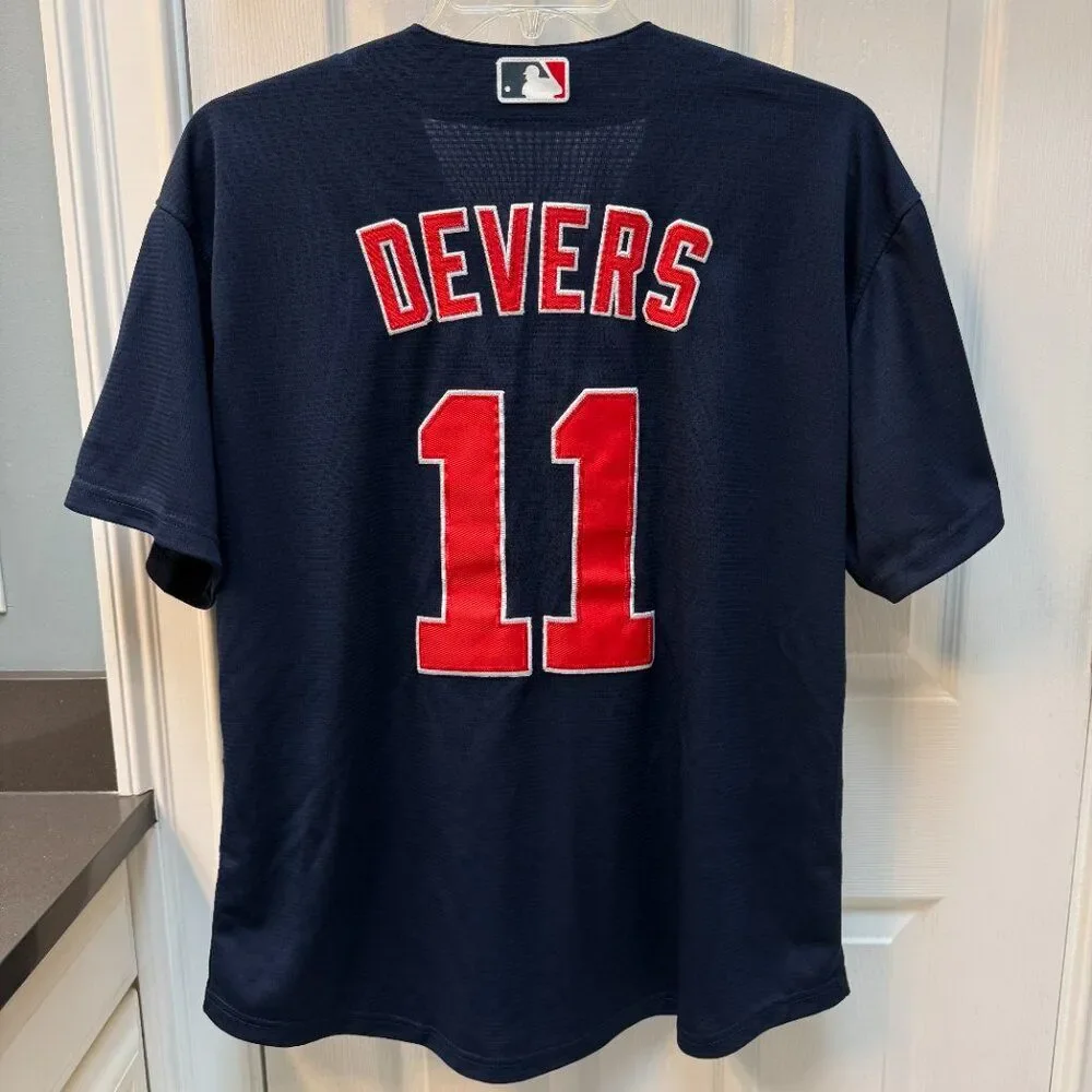 Rafael Devers Nike Boston Red Sox #11 Alternate Blue Road Jersey Size XL